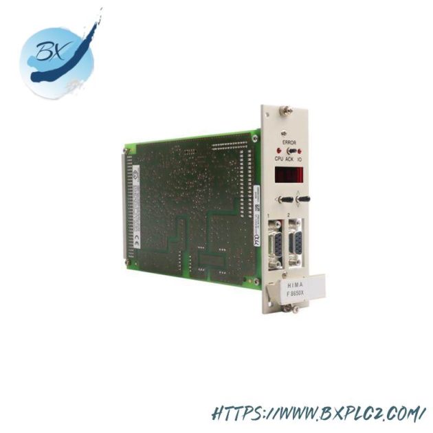 HIMA F8650X CPU Module - Advanced Control for Industrial Automation